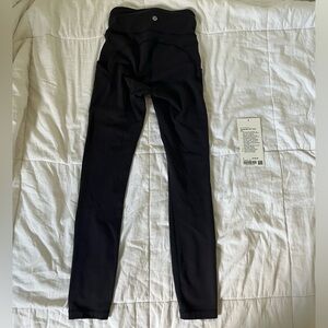 Lululemon Invigorate HR Tight 25” Black Leggings Size 0